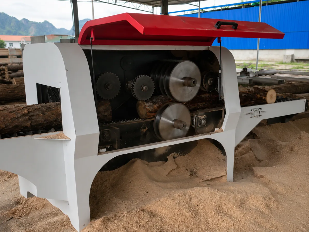 Machine test run before shipping
